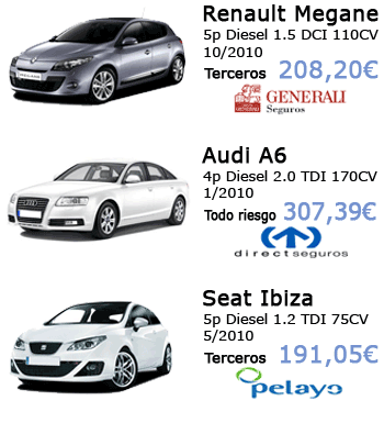 Compare y busque precio de su seguro de coche